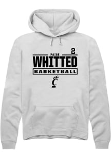 Paige Whitted Cincinnati Bearcats Mens White NIL Stacked Box Player Hood