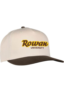 Rowan University Two Tone 1995 Adjustable Hat - White