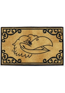 Kansas Jayhawks Coir Fiber Door Mat