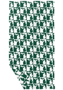 Michigan State Spartans Green and White Towel