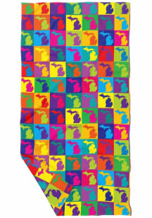 Michigan Pop of Color Towel