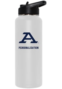Akron Zips Personalized 34oz Quencher Stainless Steel Bottle - White