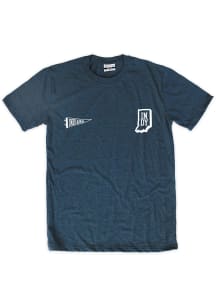 Indiana Navy Blue Pennant Short Sleeve Fashion T Shirt