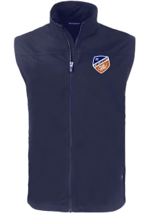 Cutter and Buck FC Cincinnati Mens Navy Blue Charter Sleeveless Jacket