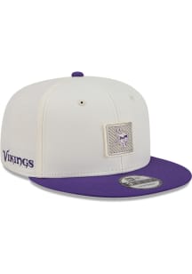 New Era Minnesota Vikings White 2026 NFL Training Camp 9FIFTY Mens Snapback Hat