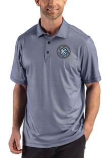 Cutter and Buck New York City FC Navy Blue Lattice Big and Tall Polo