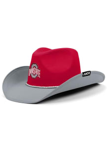 Forever Collectibles Ohio State Buckeyes Red Two-Tone Cowboy Hat Mens Cowboy Hat