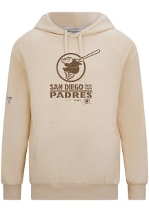 Levelwear San Diego Padres Mens Oatmeal Connect Hoodie Sortie AR Long Sleeve Hoodie