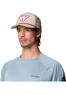 Columbia Oklahoma Sooners Tidal Pursuit 110 Adjustable Hat - Khaki