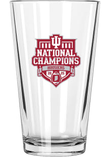 Indiana Hoosiers 2025 College Football Champions 16oz Pint Glass - White
