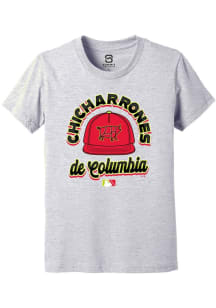 Summit Sportswear Columbia Fireflies Youth Grey Circle Cap Copa Short Sleeve T-Shirt