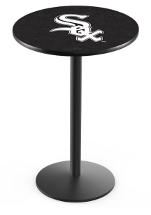 Chicago White Sox Black Round Base Pub Table