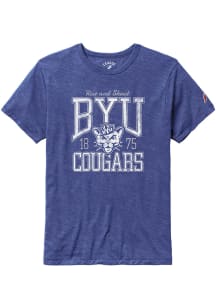 League BYU Cougars Royal Blue Victory Falls Short Sleeve Fashion T Shirt