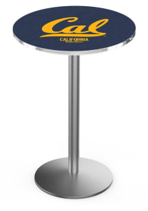 Cal Golden Bears Stainless Round Base Pub Table
