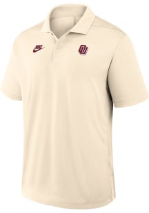 Nike Oklahoma Sooners Mens White Victory Plus Primetime Short Sleeve Polo
