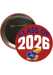 Kansas Jayhawks 3" Class of 2026 Button - Blue