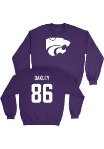 Garrett Oakley K-State Wildcats Mens Purple NIL Legacy Player Crew