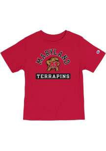 Champion Maryland Terrapins Toddler Red Skybox Muti Short Sleeve T-Shirt