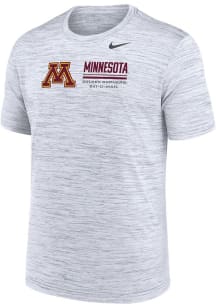 Nike Minnesota Golden Gophers White Velocity Legend Short Sleeve T Shirt