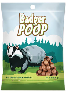 Wisconsin Badger Poop Chocolate Cookie Dough 4oz Candy