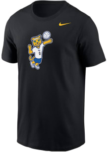 Nike Pitt Panthers Black Volleyball Roc Core Short Sleeve T Shirt