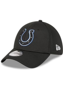 New Era Indianapolis Colts Mens Black DL Team Pop 39THIRTY Flex Hat