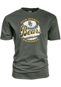 Blue 84 Baylor Bears Green Flash Dance Baseball Short Sleeve T Shirt
