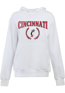 Hype and Vice Cincinnati Bearcats Womens Boyfriend White Sweatpants