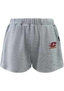 Hype and Vice Central Michigan Chippewas Womens Grey Ace Shorts