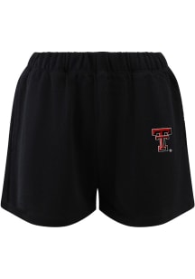 Hype and Vice Texas Tech Red Raiders Womens Black Ace Shorts