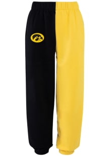 Hype and Vice Iowa Hawkeyes Womens Two Tone Black Sweatpants