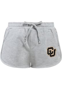 Hype and Vice Colorado Buffaloes Womens Grey Comfy Shorts
