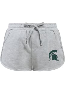Hype and Vice Michigan State Spartans Womens Grey Comfy Shorts