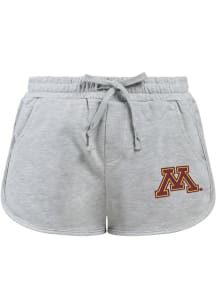 Hype and Vice Minnesota Golden Gophers Womens Grey Comfy Shorts