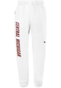Hype and Vice Central Michigan Chippewas Womens Classic White Sweatpants