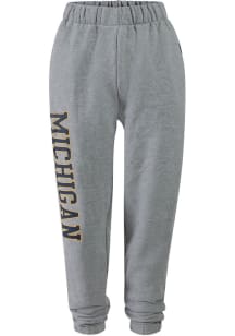 Hype and Vice Michigan Wolverines Womens Classic Grey Sweatpants
