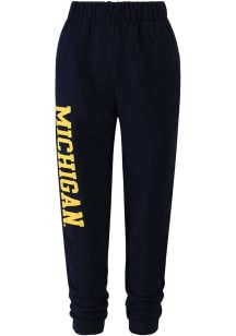 Hype and Vice Michigan Wolverines Womens Classic Blue Sweatpants