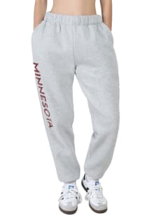 Hype and Vice Minnesota Golden Gophers Womens Classic Grey Sweatpants