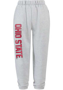 Hype and Vice Ohio State Buckeyes Womens Classic Grey Sweatpants