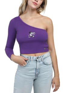 Hype and Vice K-State Wildcats Womens Purple Knock Out LS Tee