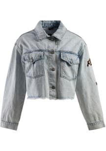Hype and Vice Colorado Buffaloes Womens Blue Jean Light Weight Jacket