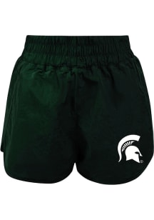 Hype and Vice Michigan State Spartans Womens Green Boxer Shorts