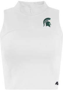 Hype and Vice Michigan State Spartans Womens White Belle Tank Top