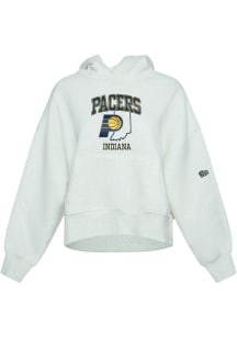 Hype and Vice Indiana Pacers Womens Grey Weekender Hooded Sweatshirt
