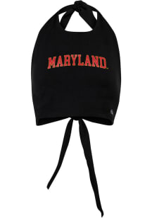 Hype and Vice Maryland Terrapins Womens Black Halter Tank Top