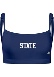 Hype and Vice Penn State Nittany Lions Womens Navy Blue Active Bra Tank Top