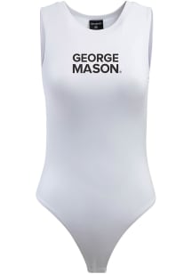 Hype and Vice George Mason University Womens White Bodysuit Tank Top