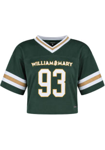 William & Mary Tribe Womens Hype and Vice Gameday Fashion Football Jersey - Green