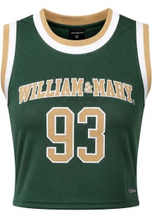 William & Mary Tribe Womens Hype and Vice Gameday Fashion Basketball Jersey - Green