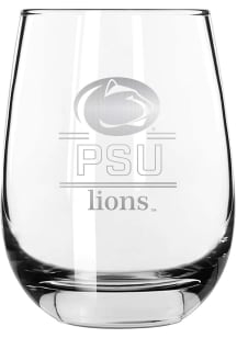 Penn State Nittany Lions Classic Crew 2 Pack 15oz Stemless Stemless Wine Glass - Clear